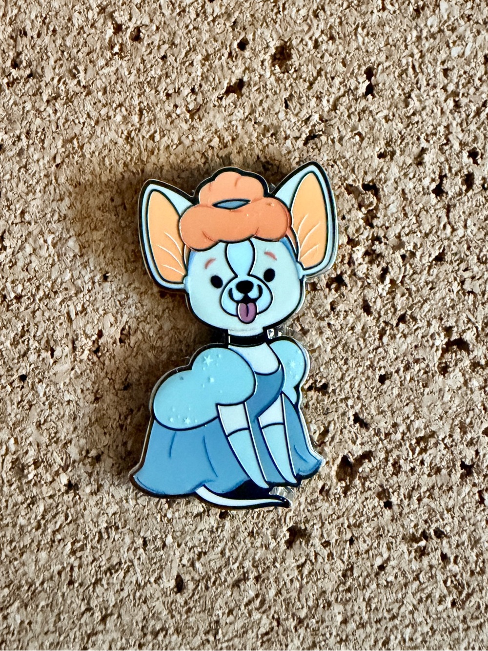 Disney 2026 Cats & Dogs Halloween Costumes Enamel Pin - Cinderella Dog